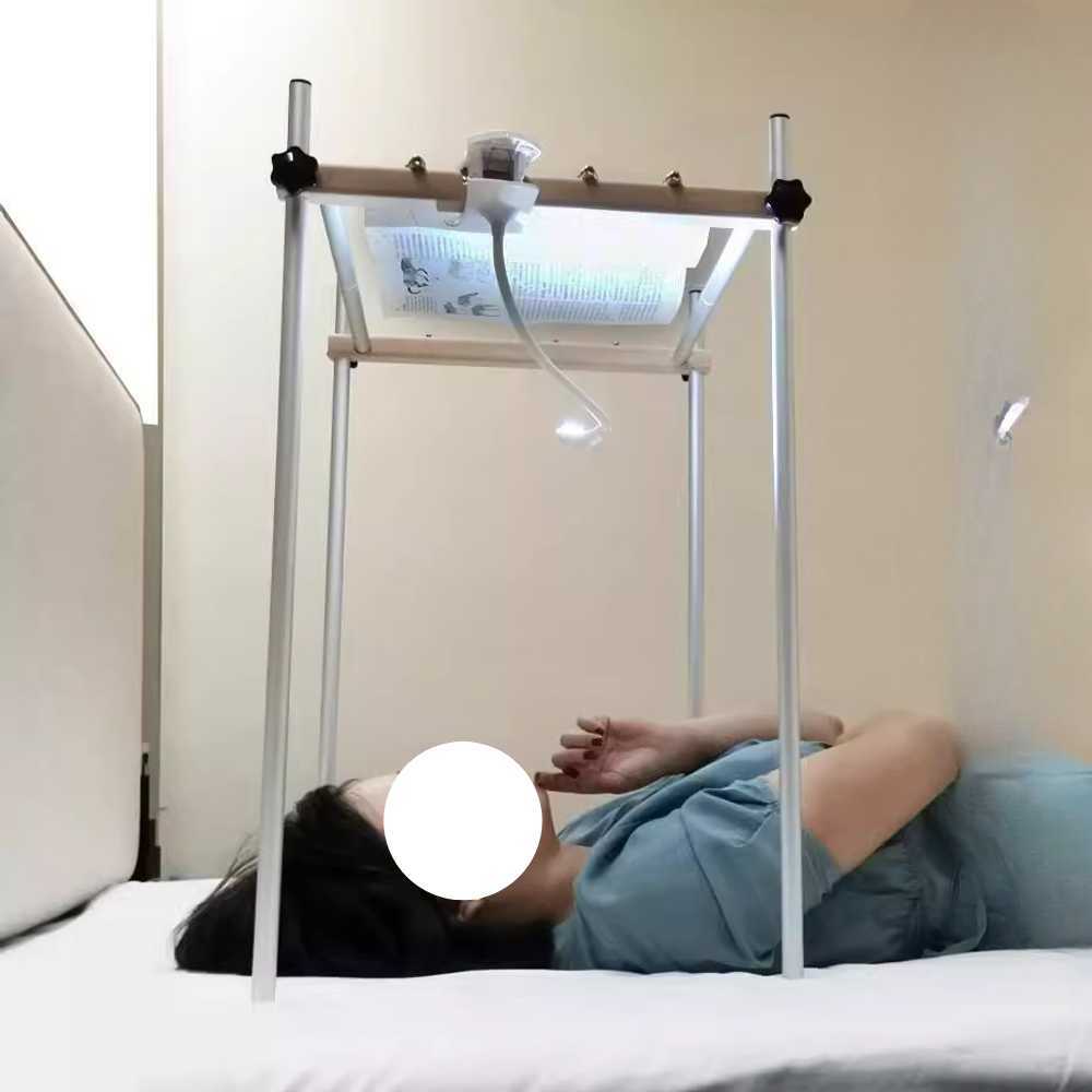 누워서 보는 독서대 거치형 베드 리더 거치대 스탠드 독서대 - 상품 이미지