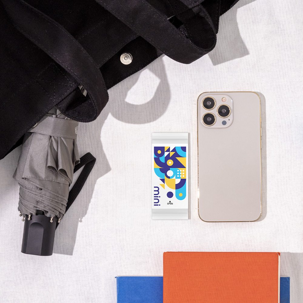 리벤스 휴대용 초미니 포켓 티슈 8매, 40개