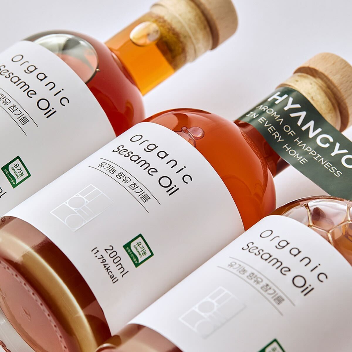 향유 유기농 참기름 200ml 저온압착 저온로스팅 냉압착 해썹 HACCP - 상세 이미지 2