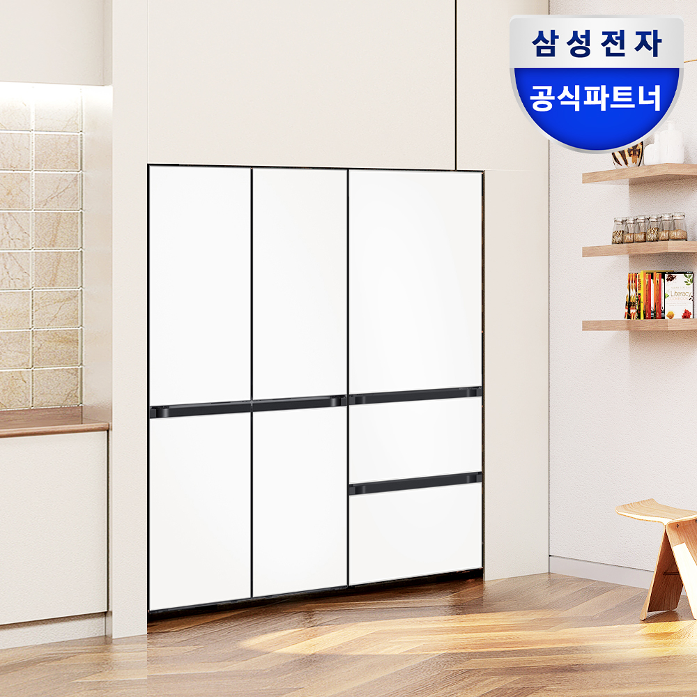 삼성 비스포크 AI 냉장고 김치냉장고 1등급 키친핏 RM70F64R1X RQ33DB74C1AP