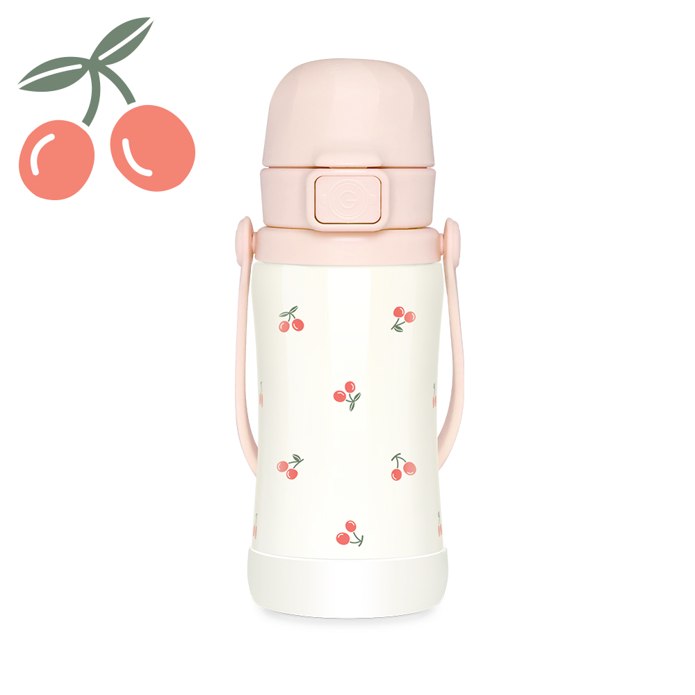 그로미미 유아텀블러 유치원물병 스텐 원터치