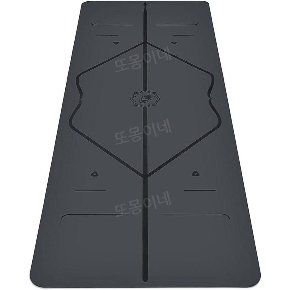 영국 정품 라이폼 천연고무 운동매트 요가 매트 논슬립 필라테스 프리미엄 Liforme 푸른 - 메인 이미지