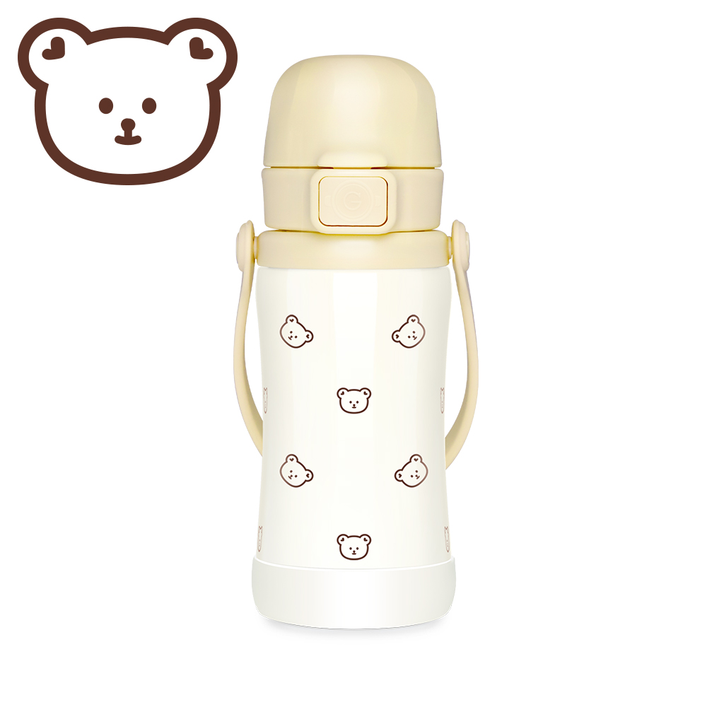 그로미미 유아텀블러 유치원물병 스텐 원터치