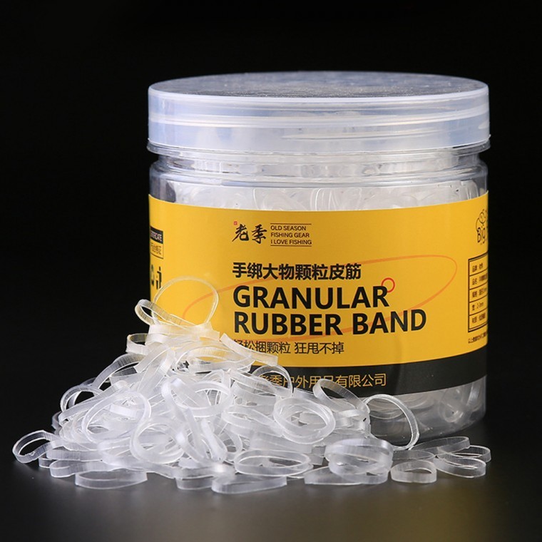 대용량 투명고무줄 1통1000개 직경1.5cm