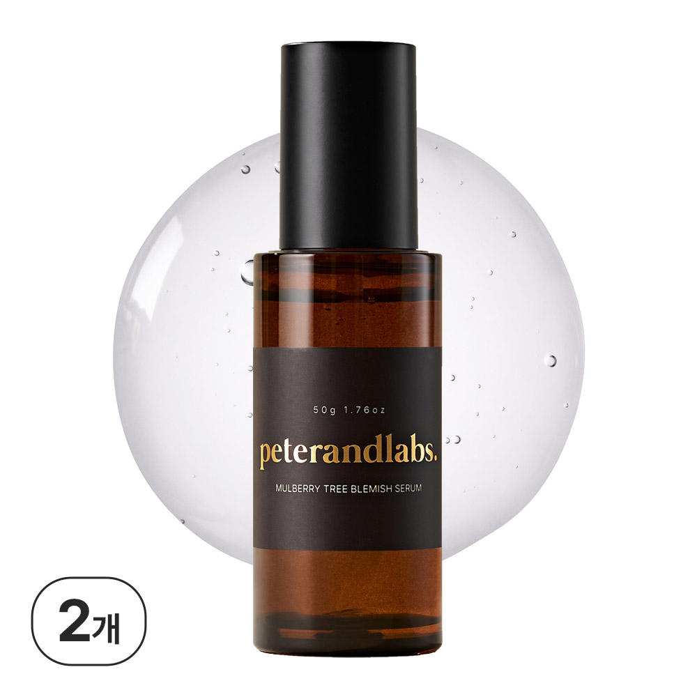 피터앤랩스 나이아신아마이드 트라넥삼산 닥나무 잡티 세럼 미백 기미 앰플 50ml, 2개