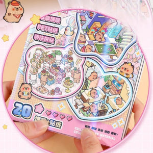 3d 방꾸미기 스티커북 20종 오락실 실사용 후기 | 효과 있을까? - 상품 이미지 4