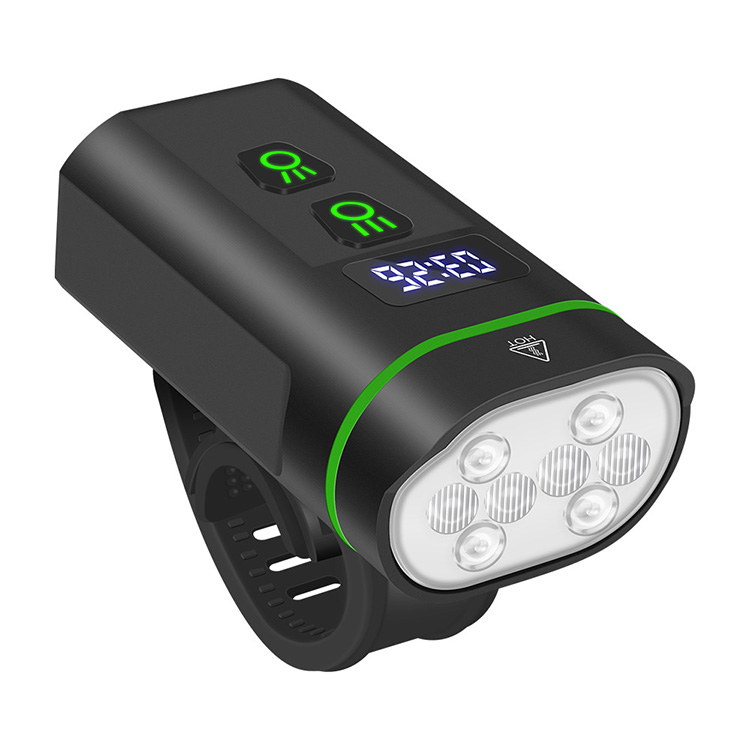 달구 LED 자전거 충전식 C타입 USB 전기 써치 라이트 후레쉬 야간라이딩 전조등 - 상세 이미지 4