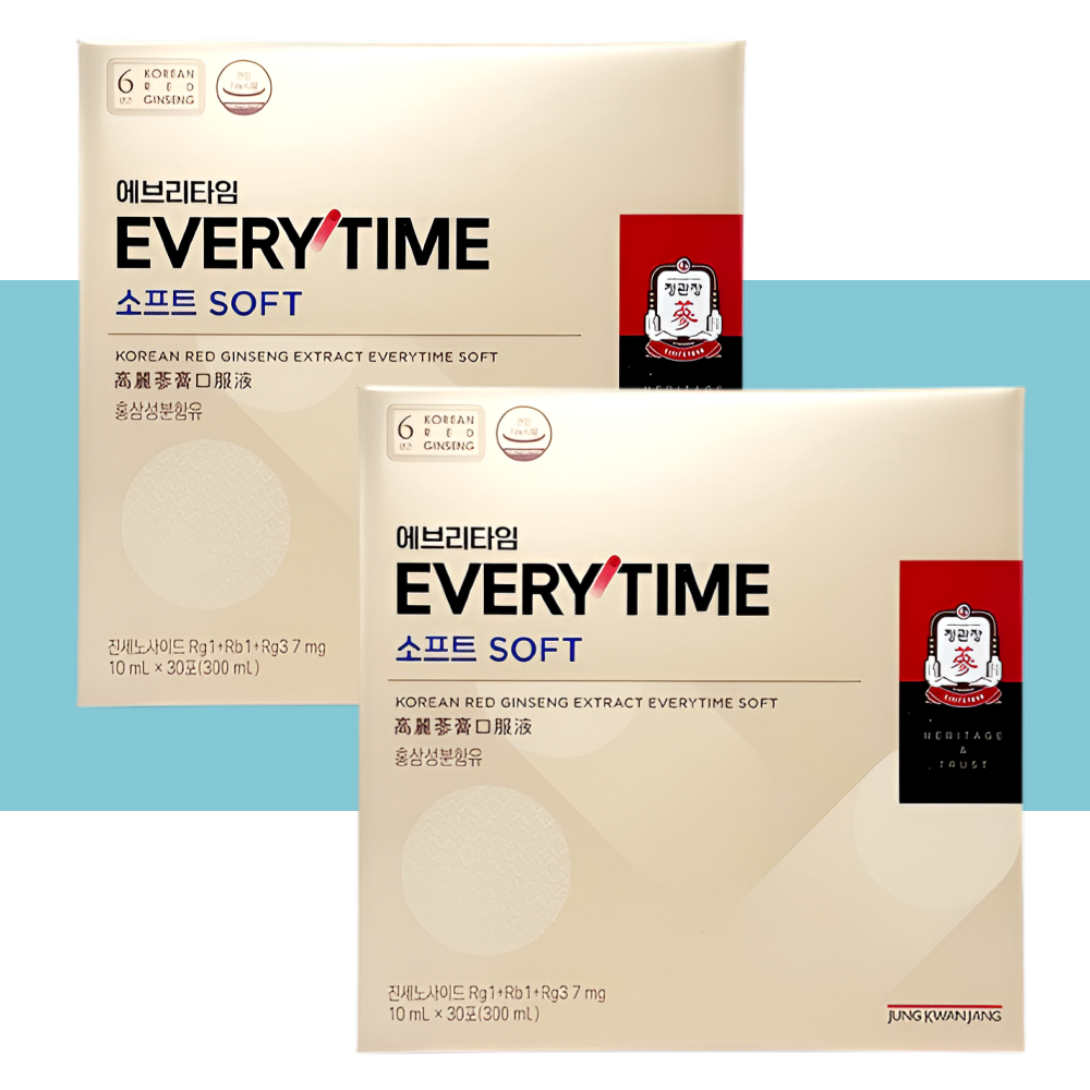 정관장 에브리타임 소프트 홍삼정 애브리타임 30포X2박스