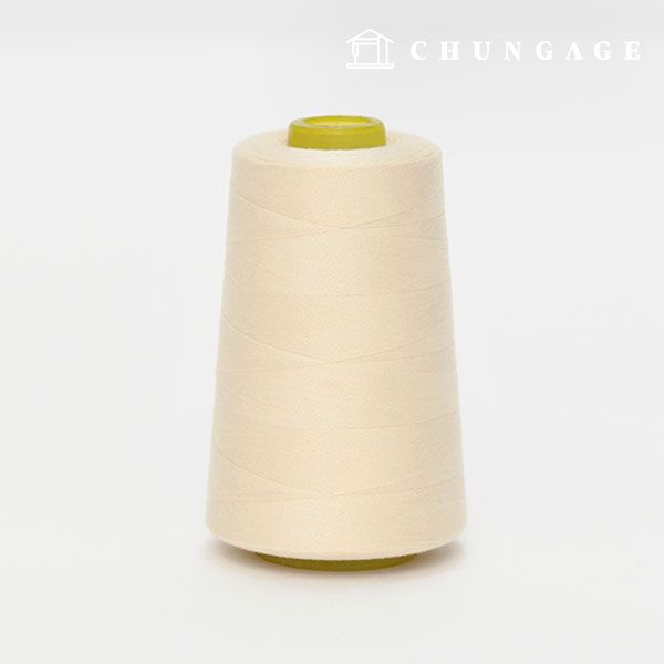 오버록실 재봉사 재봉실 미싱실 40수 2합 스마트봉제사 내츄럴 85413