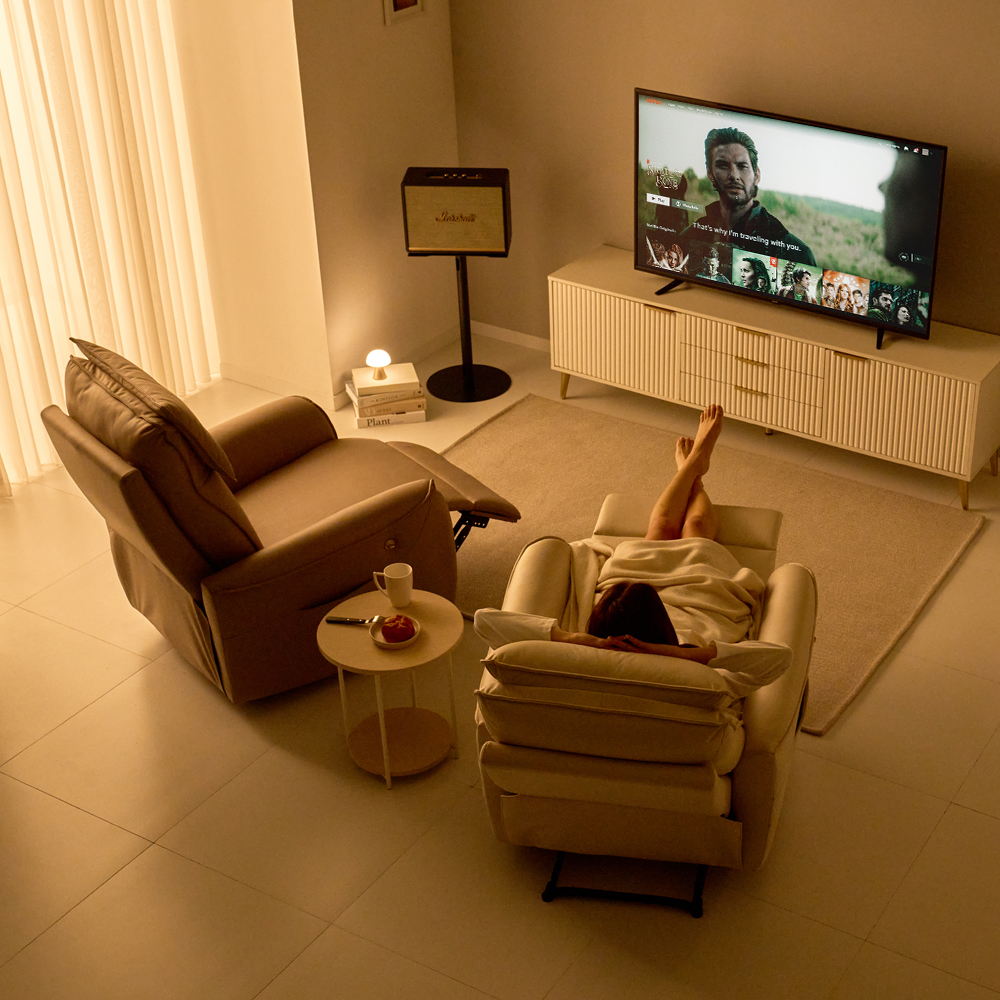 비욘드릴렉스 1인용 전동 안마 리클라이너 소파 Bsofa