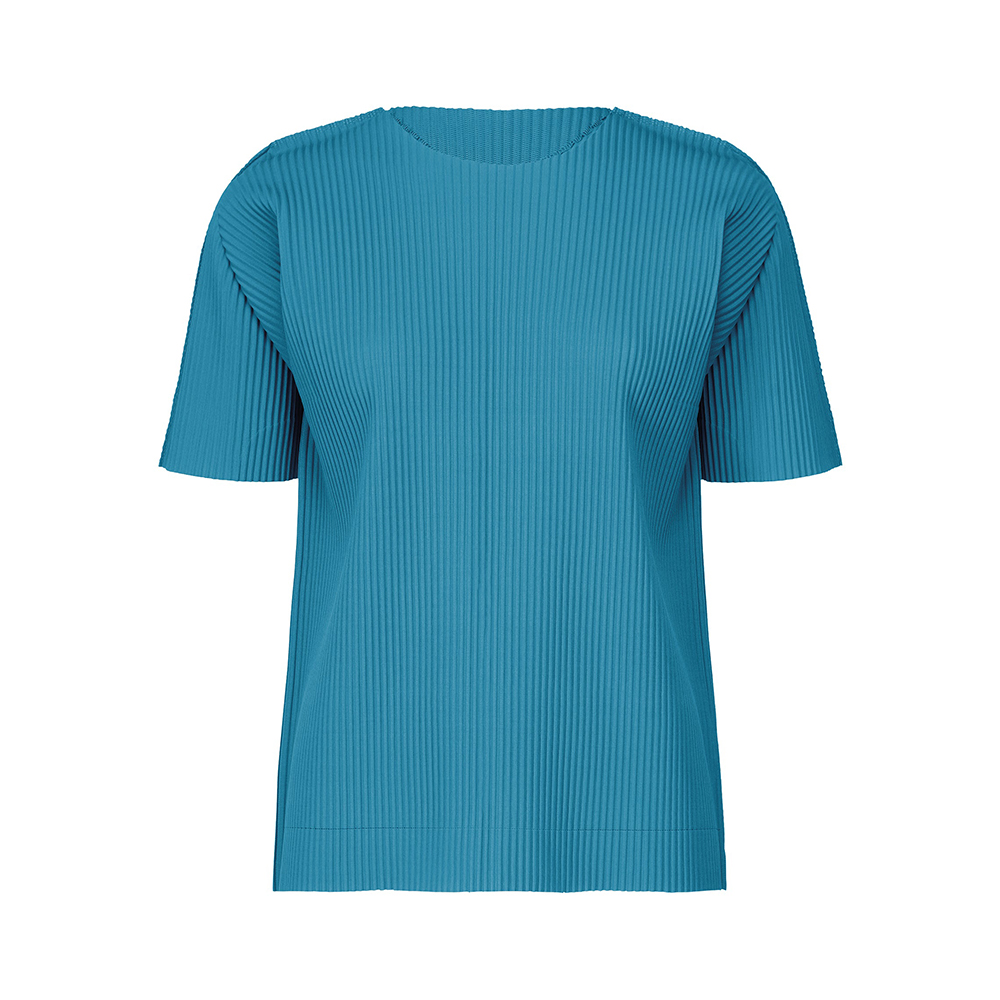 이세이미야케 미 반팔 FINE KNIT PLEATS COLOR 1 MI54KK396 - 상세 이미지 3