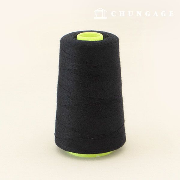 오버록실 재봉사 재봉실 미싱실 40수 2합 스마트봉제사 블랙 32355