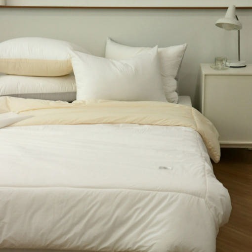 송화침장 수피마 면100수 차렵이불 먼지없는 알러지케어 고밀도100수 원단 차렵이불