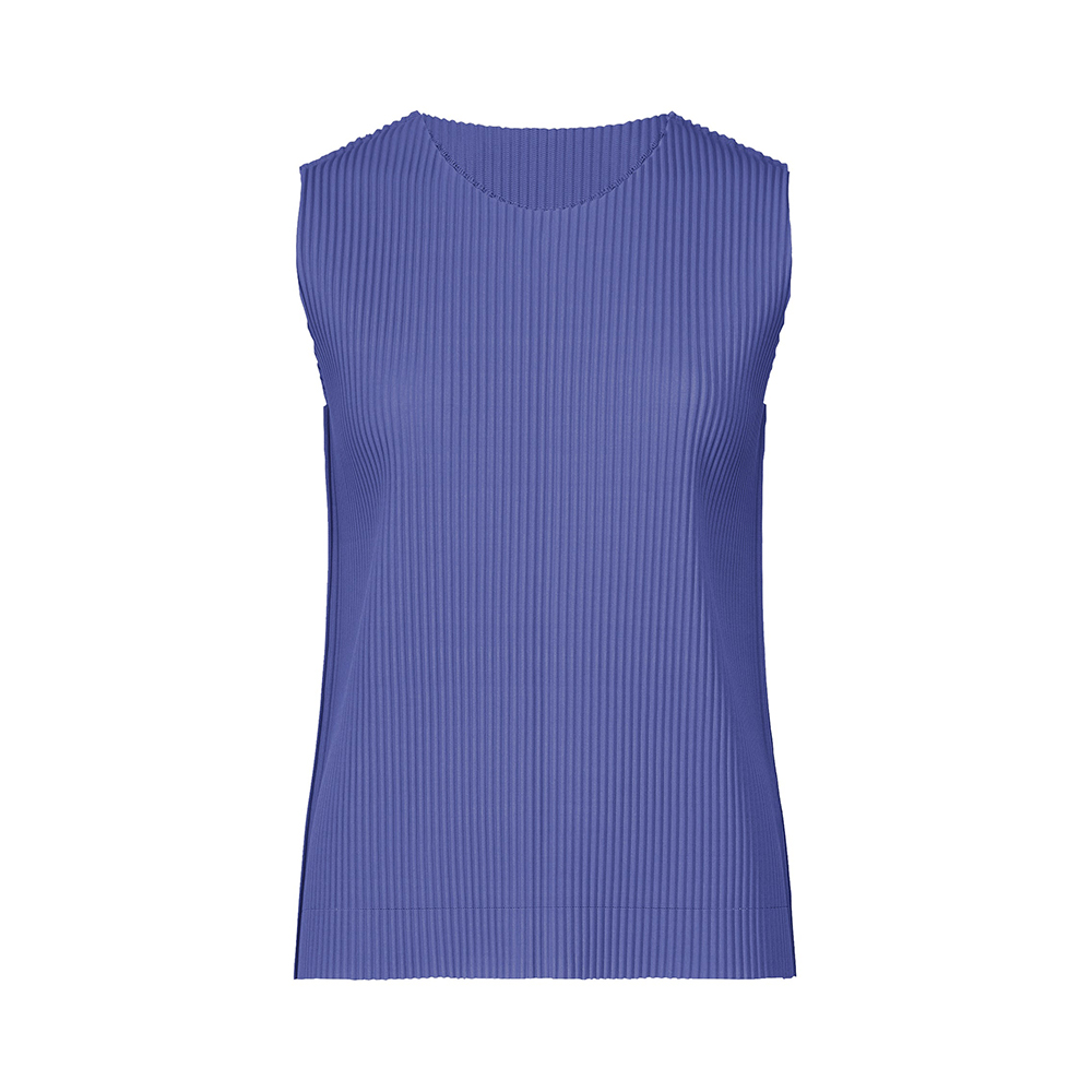 이세이미야케 미 민소매 FINE KNIT PLEATS COLOR 1 MI54KR392 - 상세 이미지 2