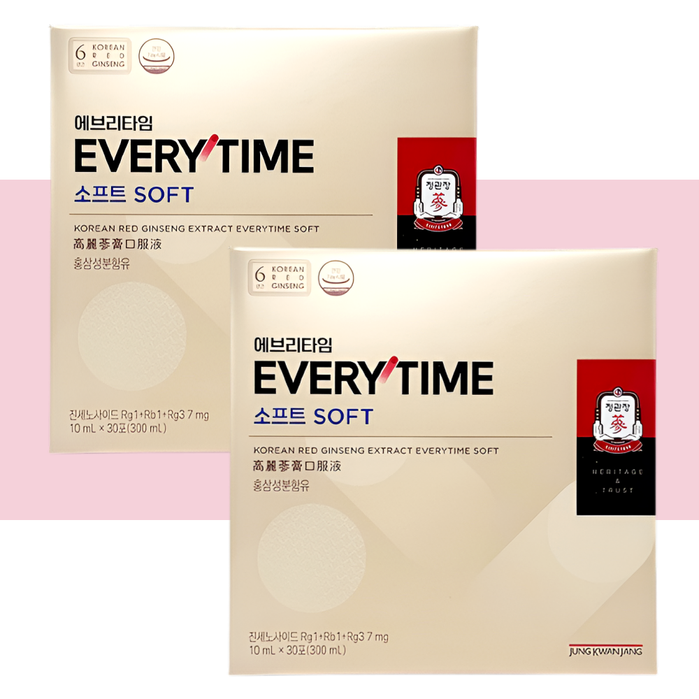 홍삼정 에브리타임 소프트 정관장 애브리타임 30포X2개