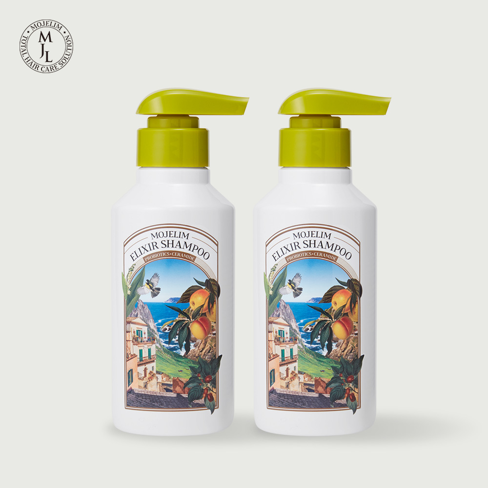 모제림 엘릭서 샴푸 300ml 2개 두피 케어 실리콘프리 제품 이미지