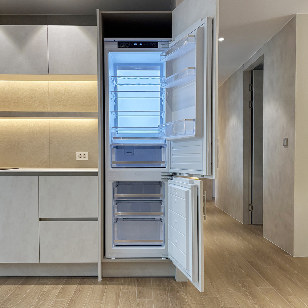 윈세프 빌트인 260L 냉장냉동고 WB-260CF 콤비냉장고 오피스텔 가구제작