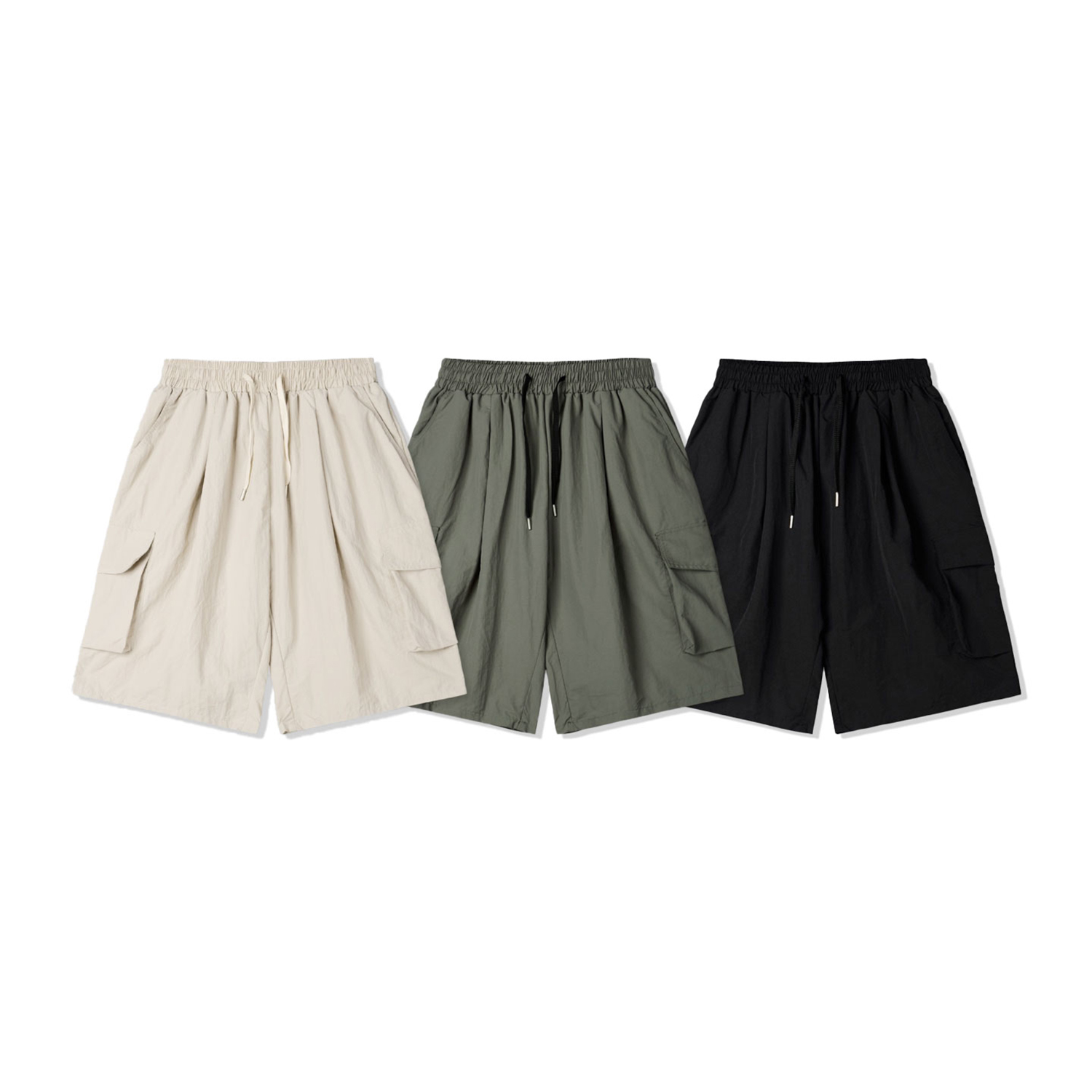 버뮤다카고팬츠 나일론반바지 남자버뮤다팬츠 벌룬팬츠 - 상세 이미지 4