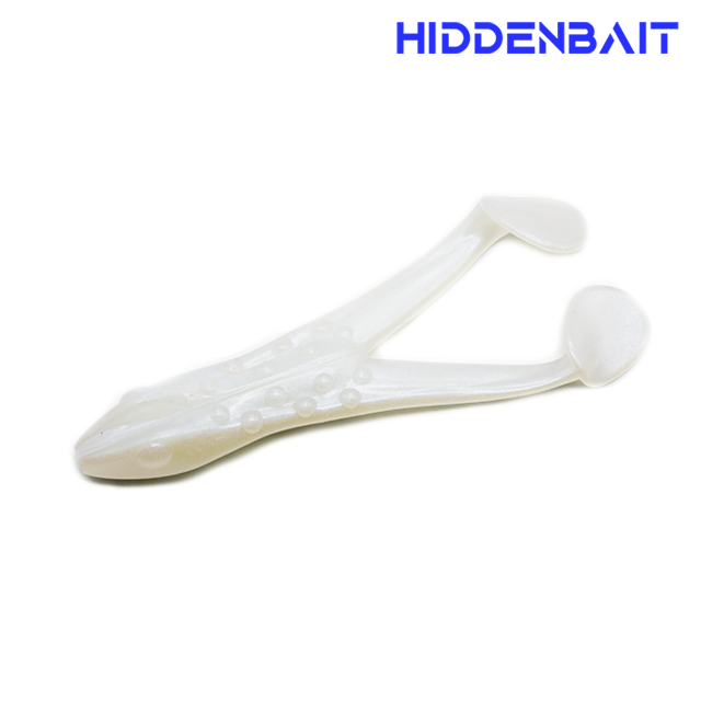 히든베이트 케레스 버징웜 개구리웜 쉐드 소프트베이트 배스낚시 배스루어 H018 BLACK RED FLAKE, 10cm(4인치) - 상세 이미지 2