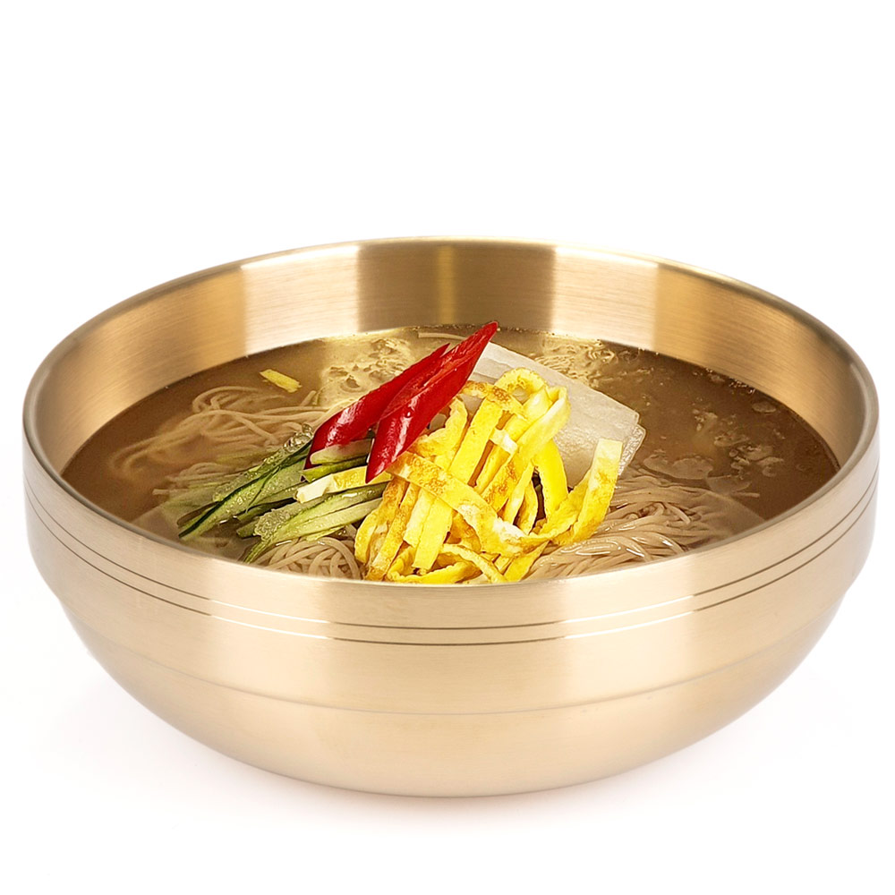 금상첨화 티타늄 이중 냉면 국수 그릇 면기 소 - 상품 이미지
