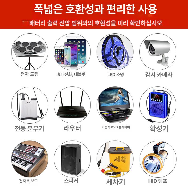 12V 대용량 캠핑용 인산철 배터리 LF 4100 - 상세 이미지 4