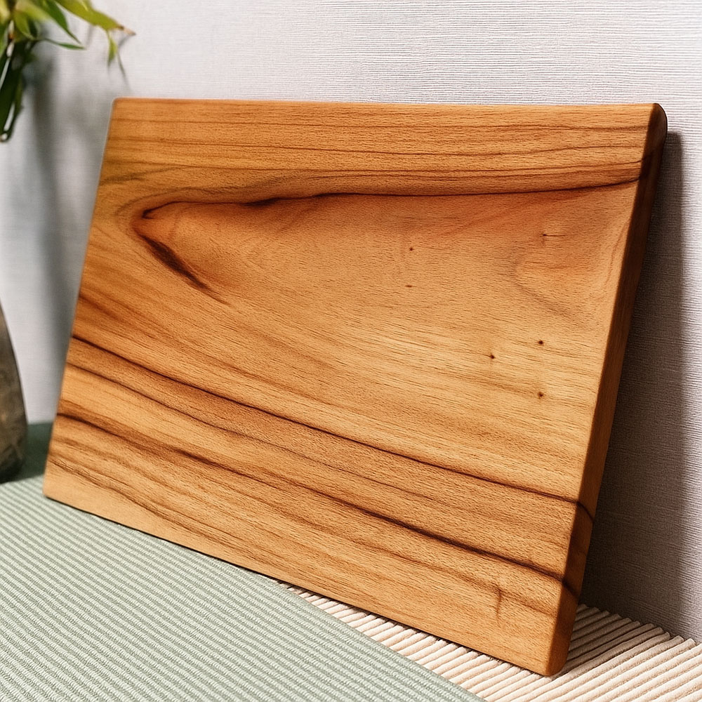 파블로 나무도마 원목 대형 플레이팅 46x25cm, 캄포