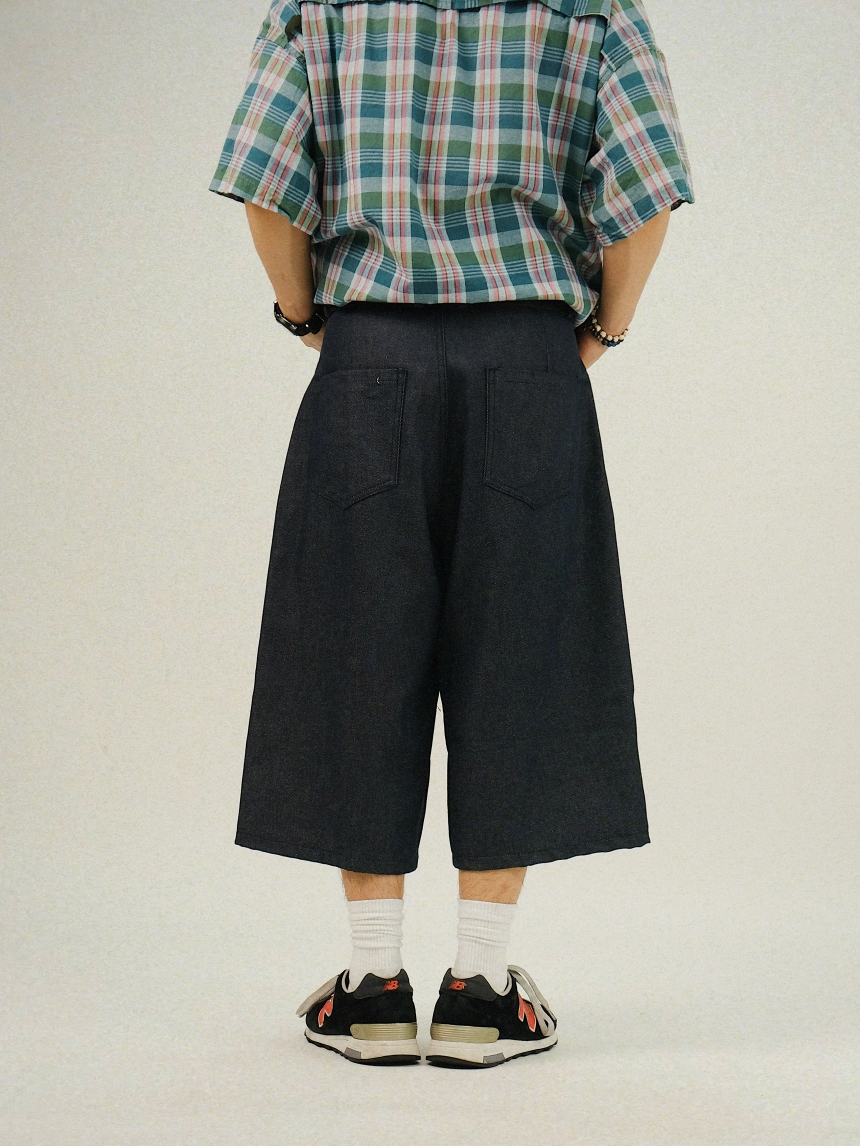 パンツ・ボトムスその他 HUECLOSET Non-Fade Bermuda Denim Pants 25KERO392 UN Non-Fade Denim Bermuda Pants - 세미카지