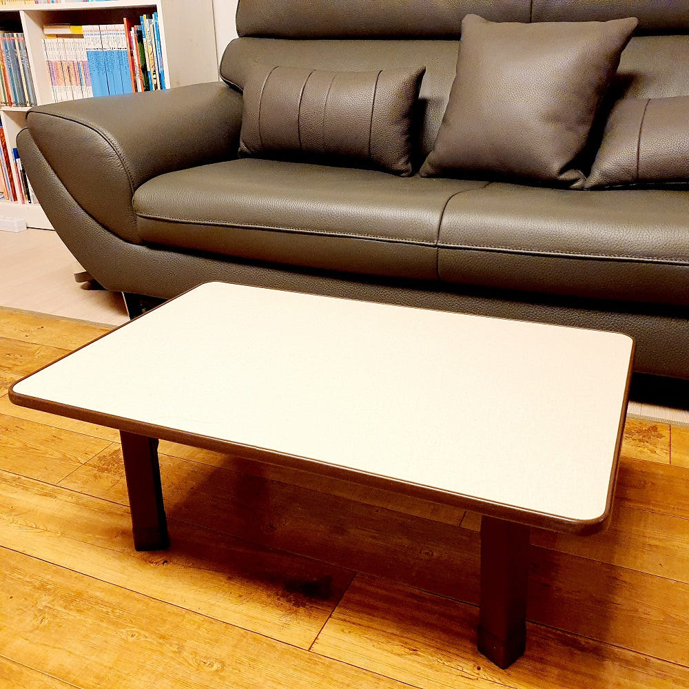 한일 다용도 접이식 공부상 밥상 낮은 거실 테이블 베이지 소