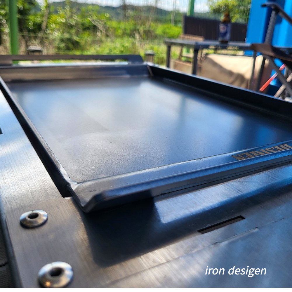 아이언디자인 IGT 1유닛 호환 캠핑용 철판 원유닛그리들 / 무코팅 / 100% 국산