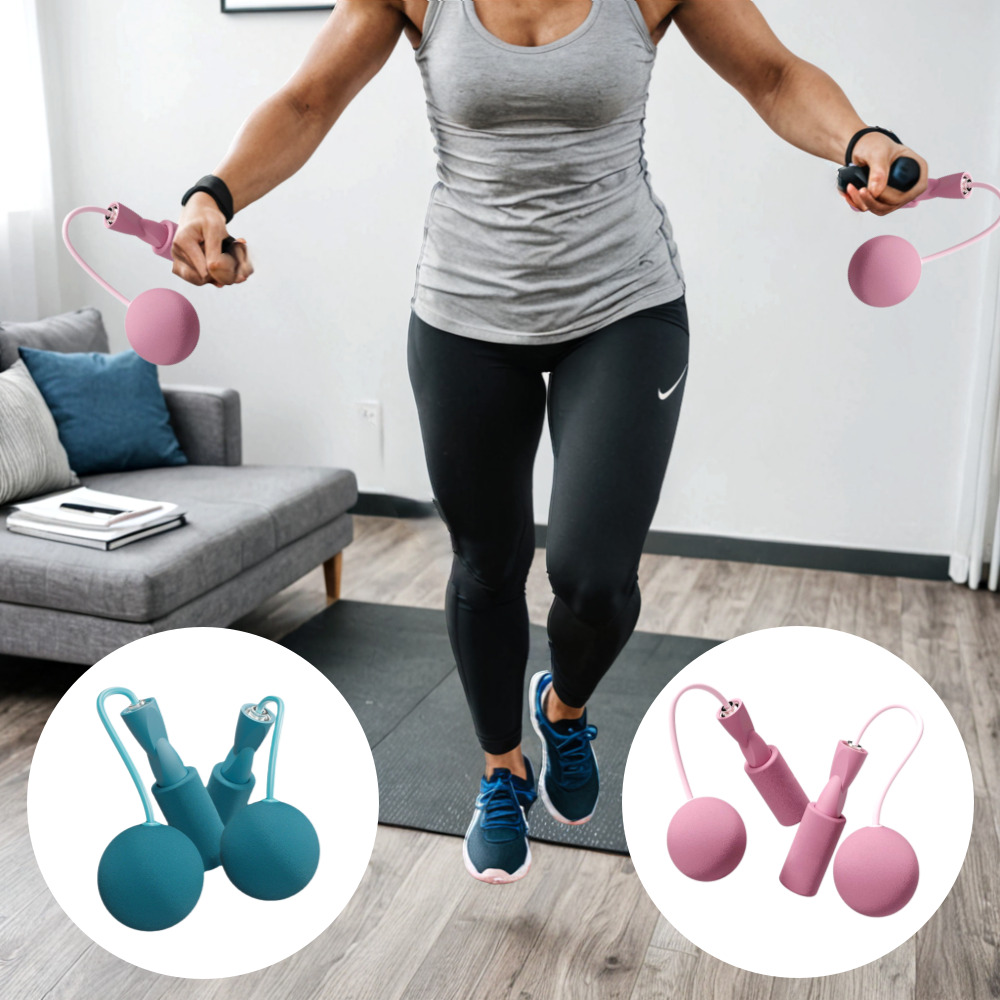 얼도우 줄 없는 줄넘기 무선 구슬 노라인 줄넘기 실내 유산소운동기구