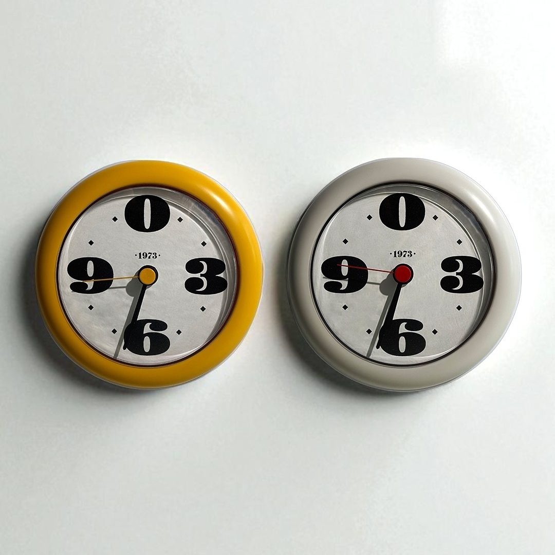 글래스 크로노 클락 방수 욕실시계 흡착식 무소음 벽시계