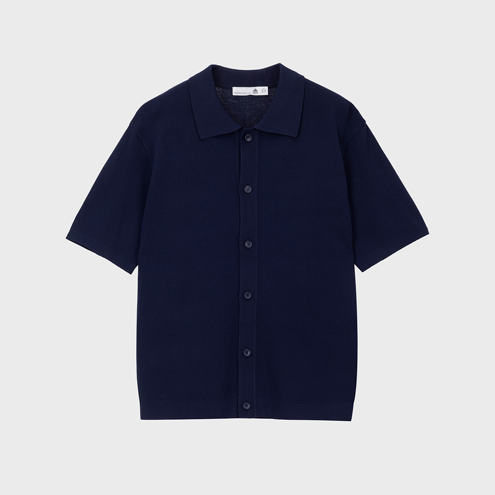 베이직하우스 레귤러핏 반팔 가디건