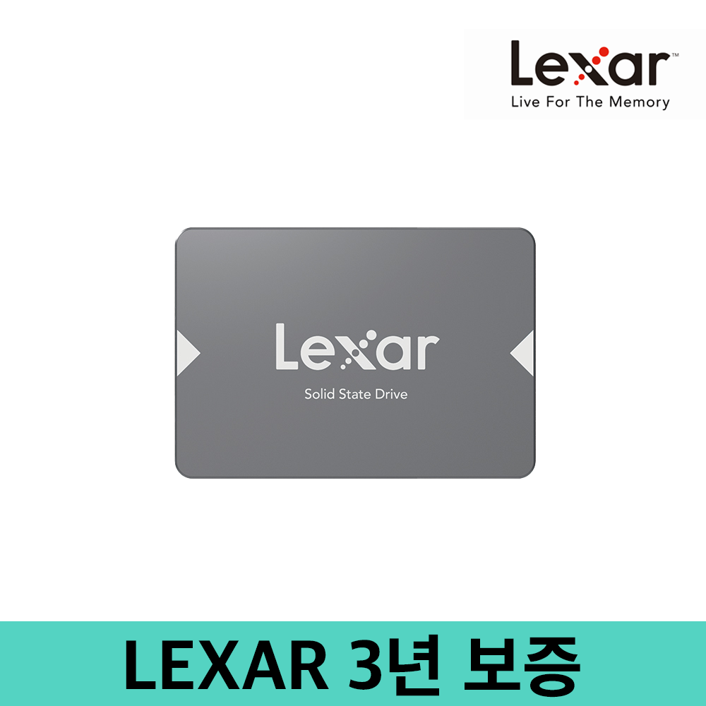 LEXAR 컴퓨터 노트북 SSD 2.5인치 SATA3 256GB NS100 데스크탑 호환