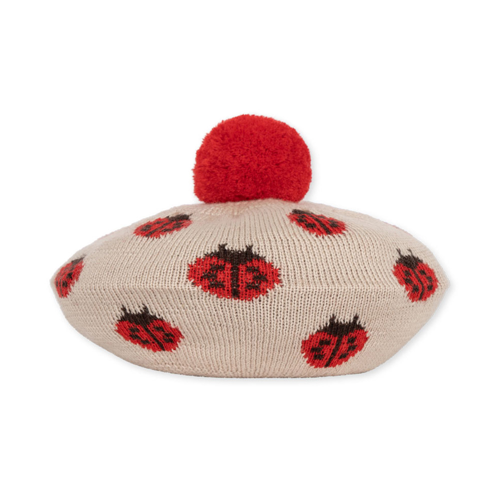 콩제슬래드 키즈 벨로우 니트 베레모 KS102222 LADYBUG - 상세 이미지 2