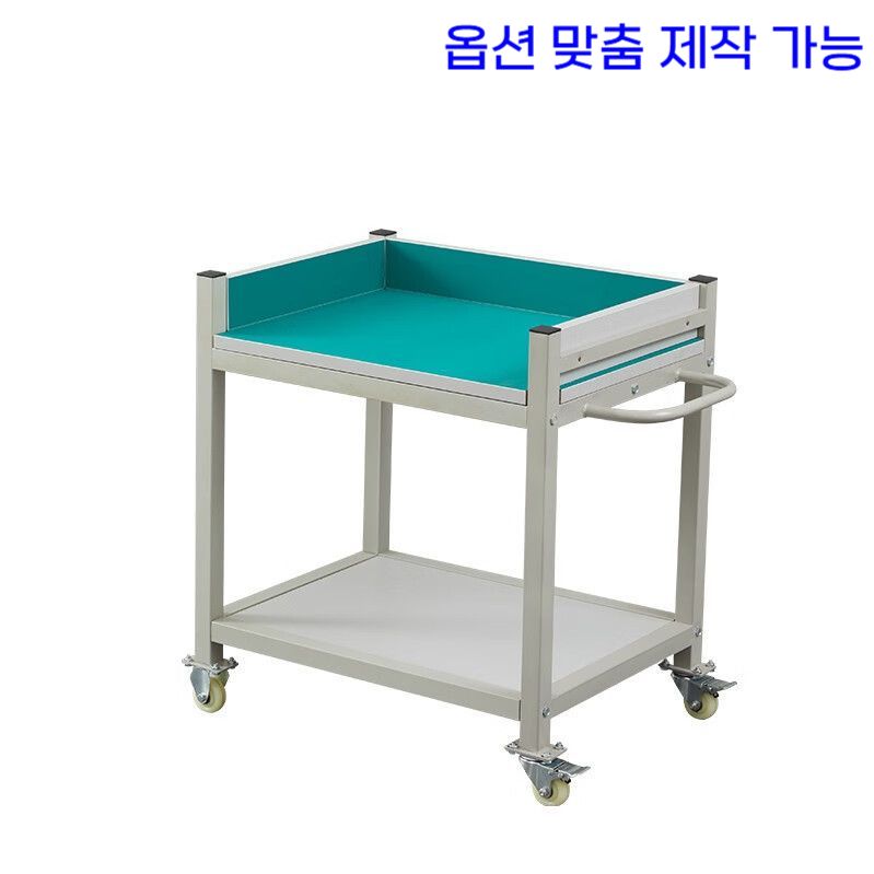 정전기 방지 이동식작업대 실험실 선반 공장 라인 검사대 600x600x750mm - 상세 이미지 5