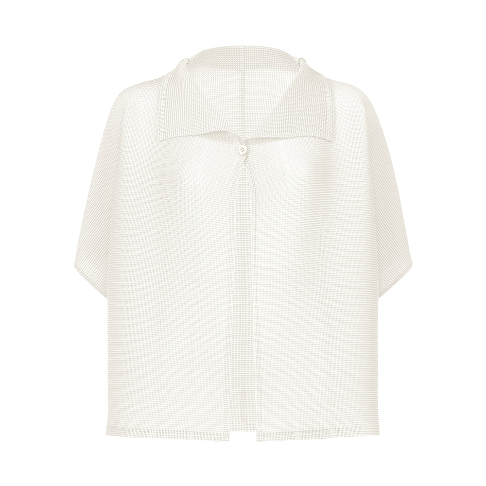 이세이미야케 미 가디건 SQUARE STRETCH PLEATS MI53FO374 - 상세 이미지 5