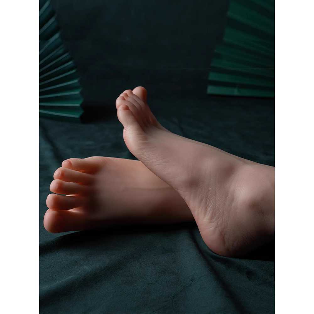리얼 실리콘 발 모형 디스플레이 쇼윈도 진열 디테일 발 평면(1개) - 상세 이미지 3