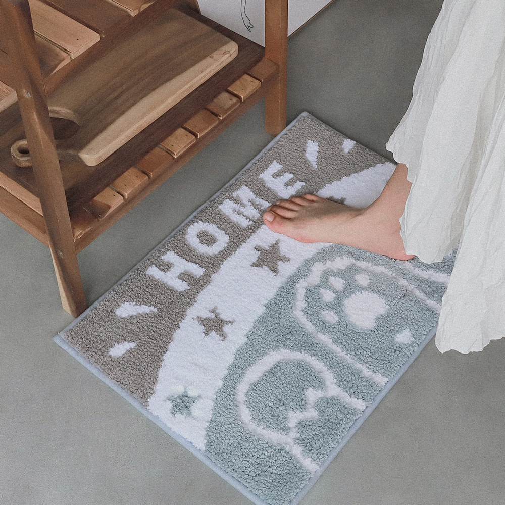 미끄럼방지 모던 포인트발매트 화장실앞 욕실러그 싱크대발매트 부엌 주방러그 주방발판