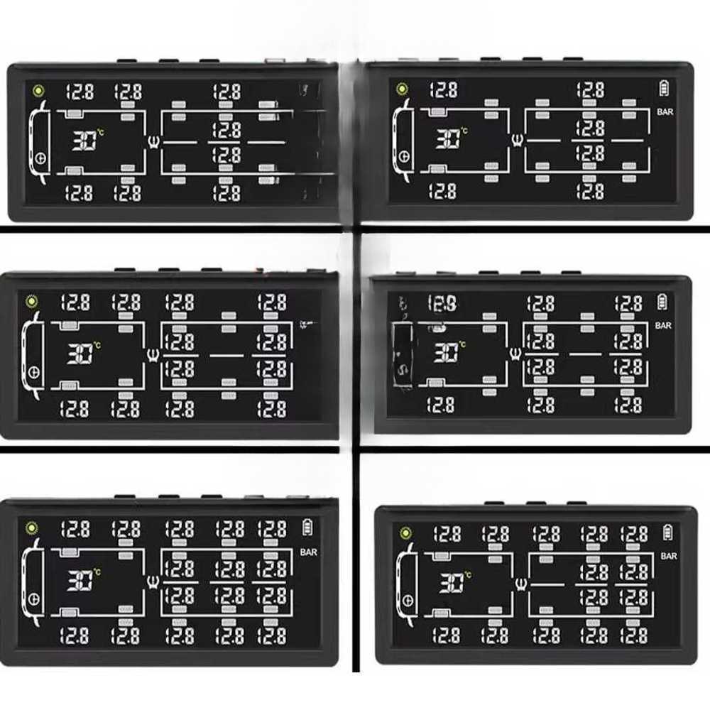 대형차 타이어 공기압 게이지 측정기 체크기 계기판 H8 4000mAh 6륜(태양열) - 상세 이미지 4