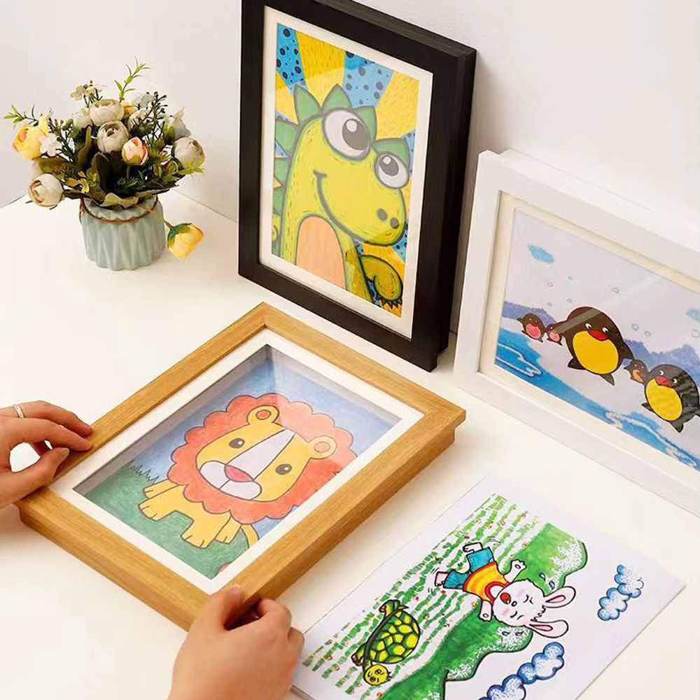 아이그림 보관액자 아이그림액자 상장 보관 스케치북 보관함 굿즈 열리는 - 상세 이미지 4