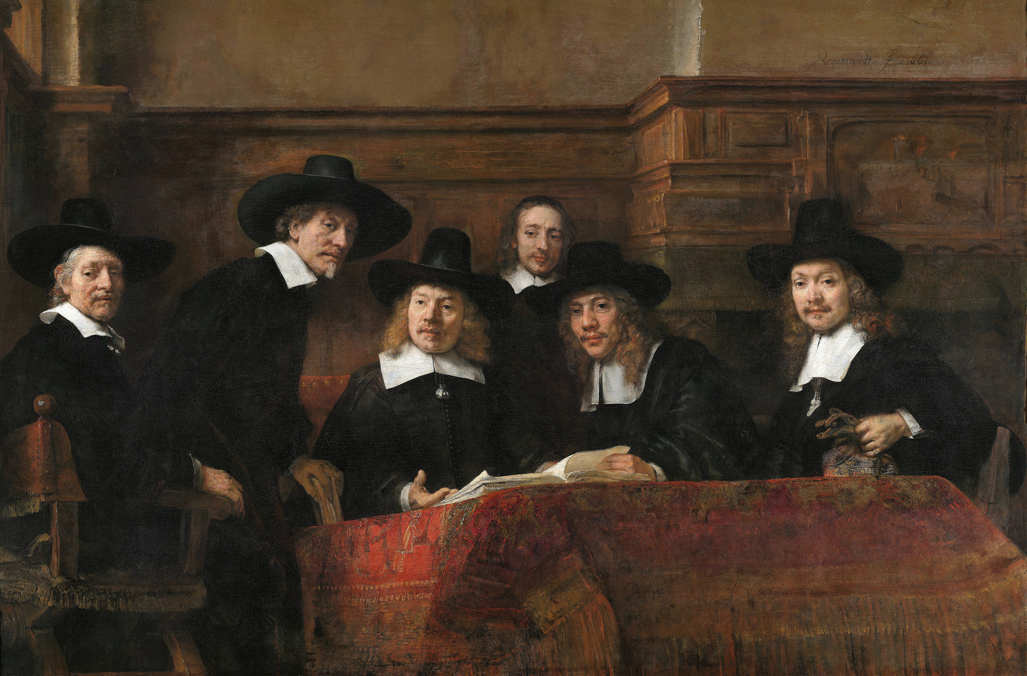 The Sampling Officials of the Drapers’ Guild 원본비율 아트포스터 렘브란트 - 상품 이미지