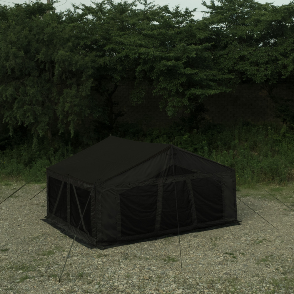 미라벨가든 지퍼타프 블랙코팅 렉타 타프 실리콘 대형 모기장 스크린 별도