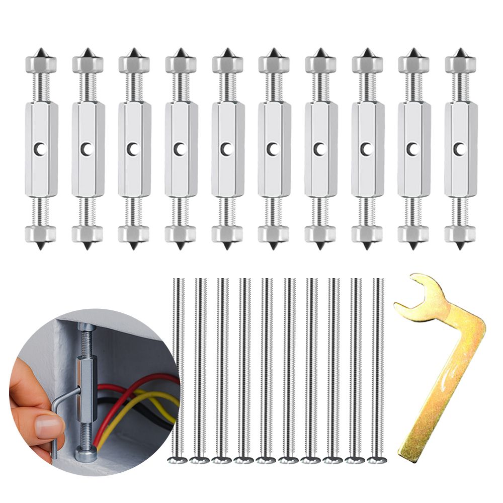 콘센트 고정 브라켓 지지대 스위치박스 벽고정 키트 10개1세트