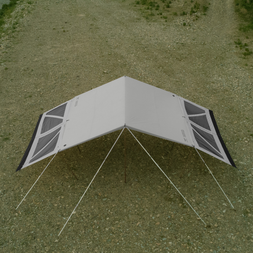 미라벨가든 지퍼타프 블랙코팅 렉타 타프 실리콘 대형 모기장 스크린 별도