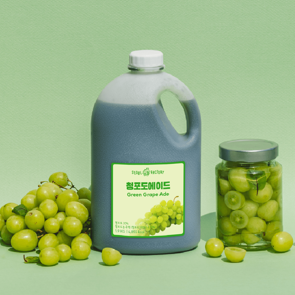 서울팩토리 청포도 에이드 1.9kg 베이스