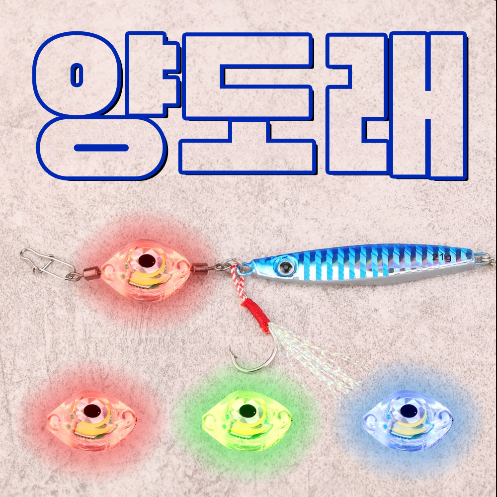 문어 채비 쭈꾸미 갑오징어 애자 한치 낚시 갈치 에기 LED 집어등 이미지 3
