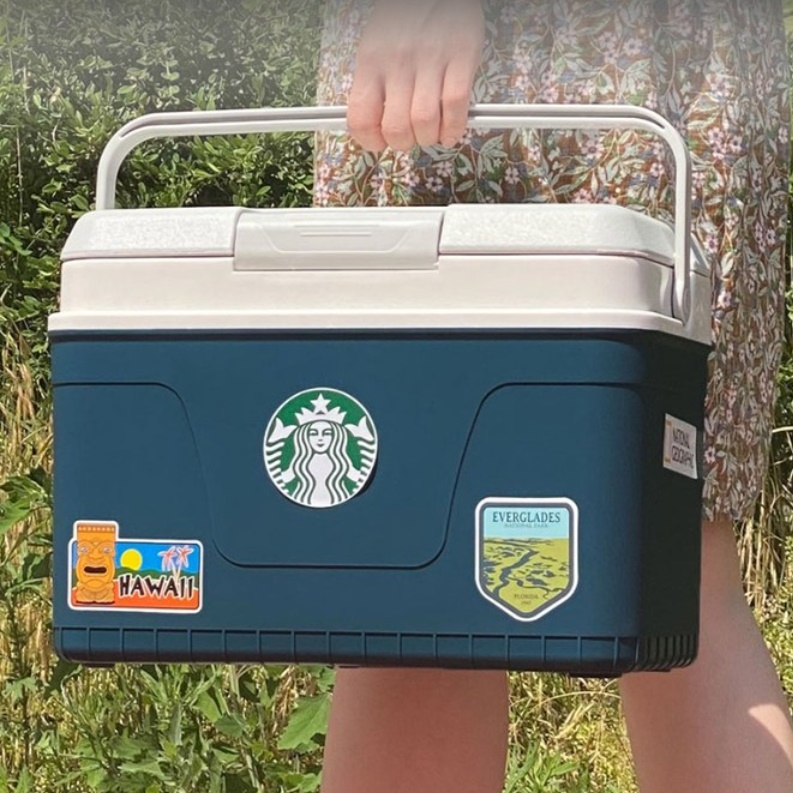 캠핑 소형 아이스박스 피크닉 작은 아이스박스 캠핑용 쿨러