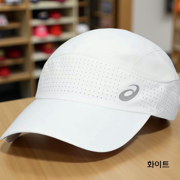 아식스 러닝 라이트 우븐 캡 러닝 캡모자 남여공용 3013B124 블랙 L - 상세 이미지 2