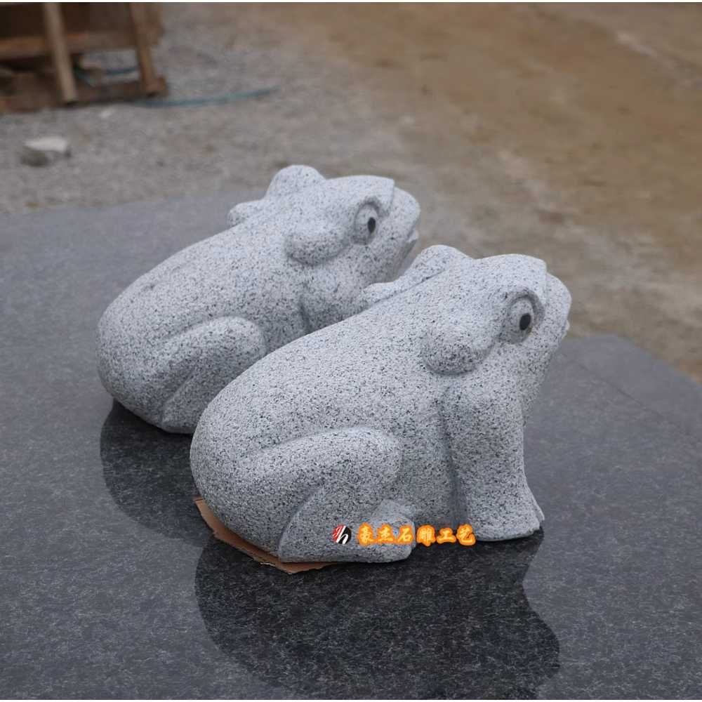 돌두꺼비 석상 조경석 석재 카페 인테리어 연못 정원 32x22x20cm - 상세 이미지 3