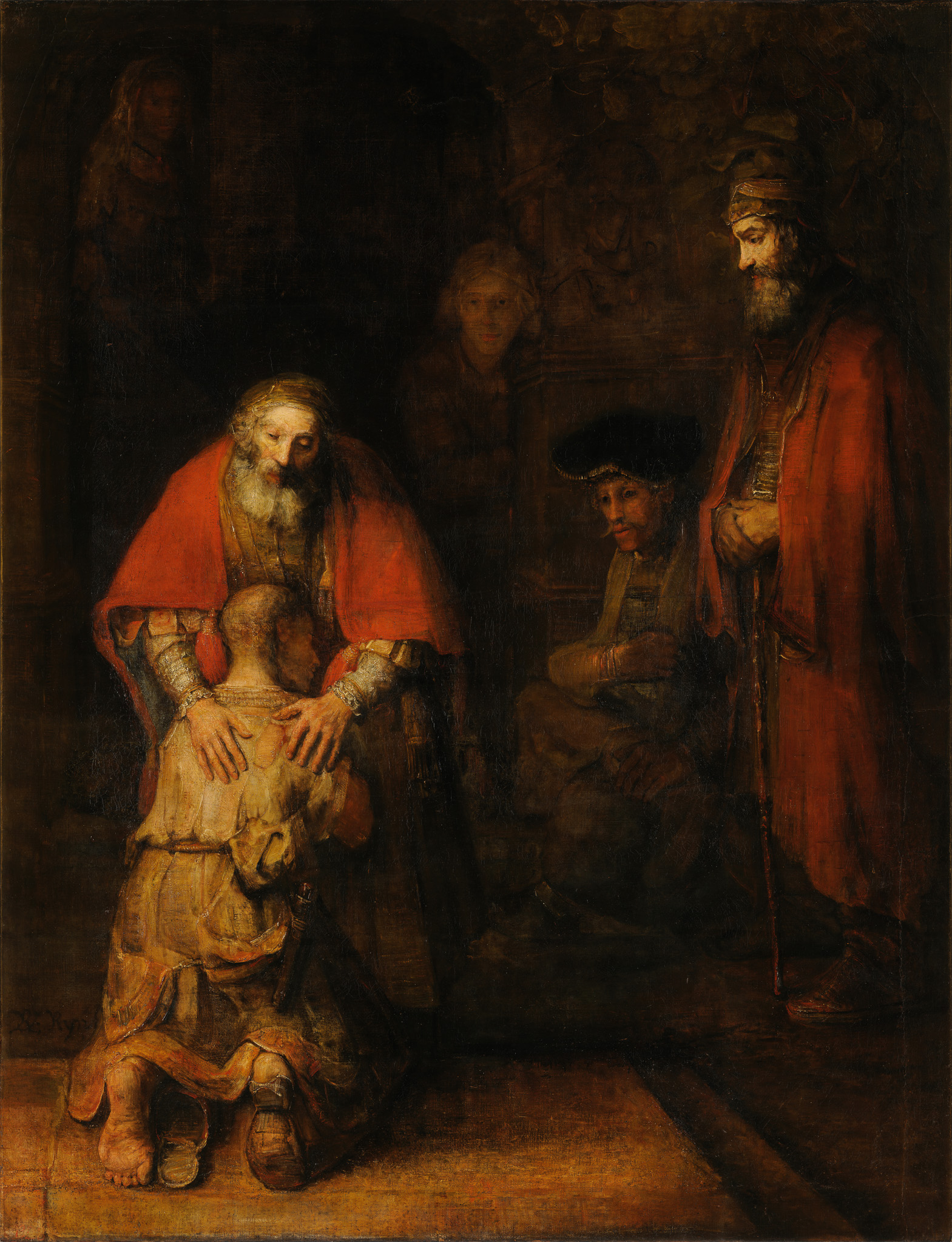 Return of the Prodigal Son 원본비율 아트포스터 렘브란트 - 상품 이미지